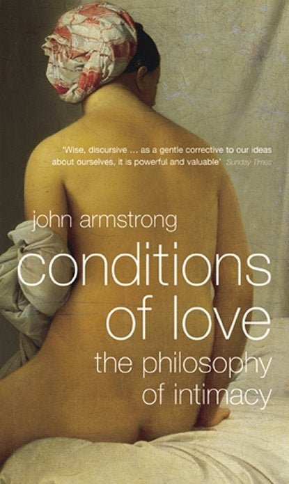 "Cover of 'Conditions of Love' paperback, exploring the essence and complexities of love through historical and cultural lenses."