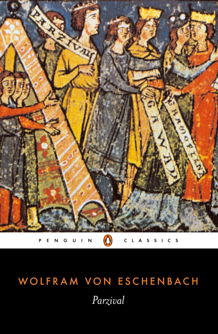 Trade paperback edition of 'Parzival', showcasing Parzival's journey from boyhood to his quest for the Holy Grail.