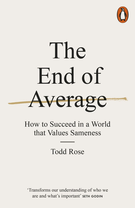 Cover of "The End of Average," a book challenging traditional assessments in education and personal development.