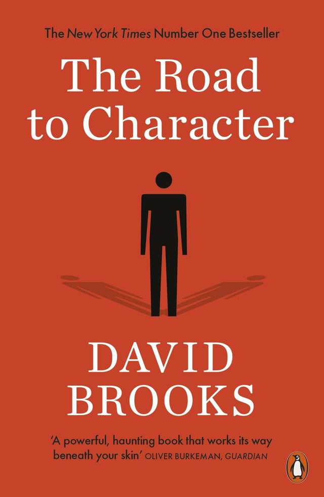 Cover of "The Road to Character" by David Brooks, a guide on finding fulfillment through humility and virtue in life.