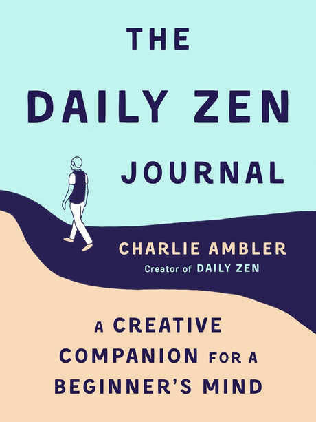 Daily Zen Journal features elegant illustrations, guided prompts, and open spaces for mindfulness and self-discovery.