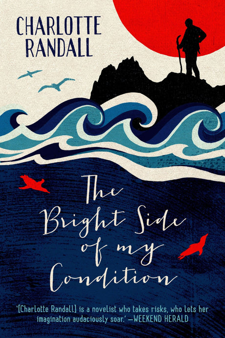 Cover of 'The Bright Side Of My Condition', a gripping novel about survival and camaraderie among four convicts on a desolate island.