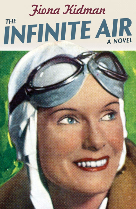 Book cover of "The Infinite Air," depicting Jean Batten's adventurous spirit in early aviation and her mysterious legacy.