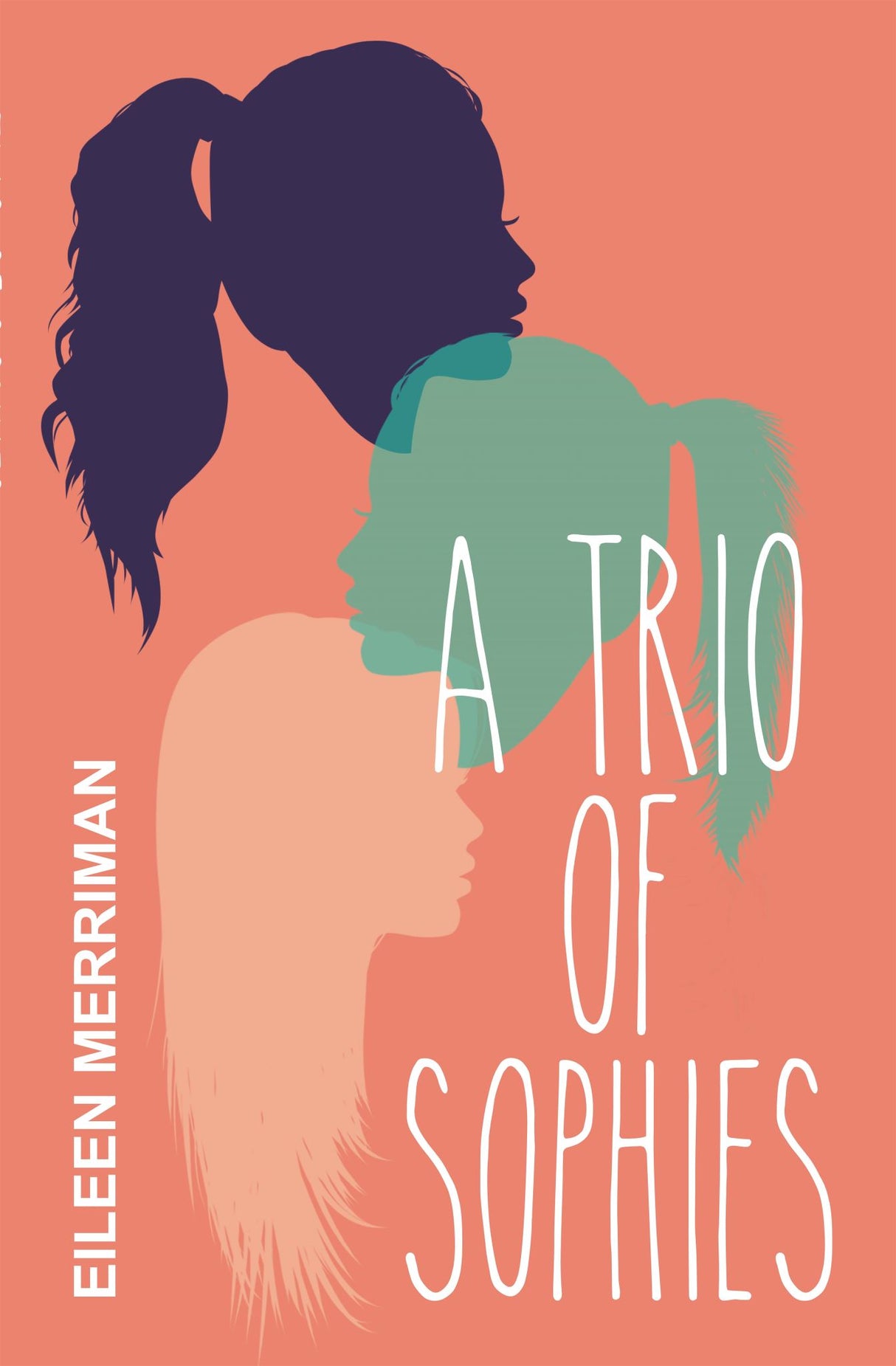 Cover of "A Trio of Sophies," featuring a girl’s diary and hints of mystery, showcasing themes of friendship and secrets.