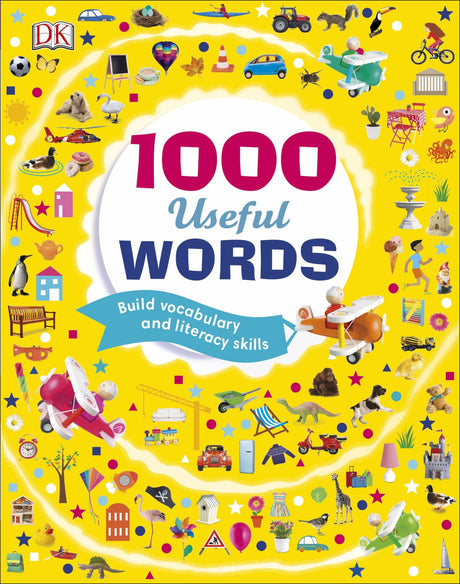 Colorful picture book featuring 1000 words to boost vocabulary and early reading skills for young children.