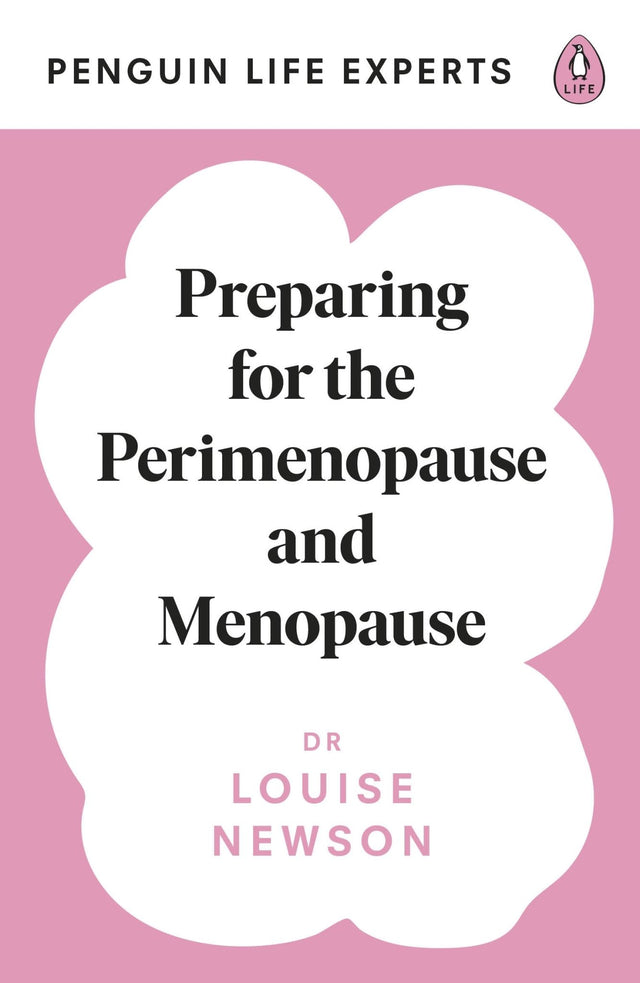 Book cover of 'Preparing for the Perimenopause and Menopause' by Dr. Louise Newson, offering guidance on managing menopause.