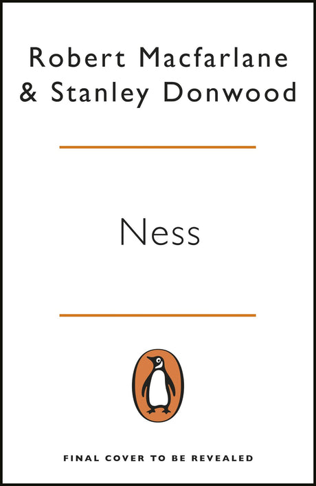 Cover of *Ness*, a gripping tale set on a salt-and-shingle island blending supernatural elements with environmental themes.