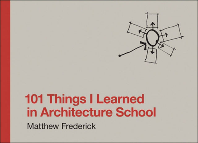 "Cover of '101 Things I Learned in Architecture School' showcasing lessons, illustrations, and design insights for architecture students."