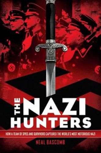 A gripping hardback book detailing the hunt for Nazi war criminal Adolf Eichmann, featuring powerful historical photographs.