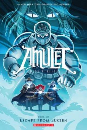A captivating trade paperback featuring Emily and Navin's adventure against the Elf King in the war-torn city of Lucien.