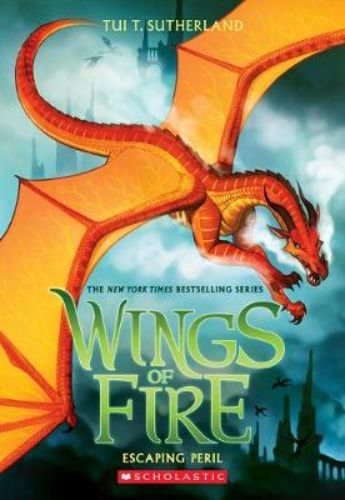 Cover of "Escaping Peril," a dragon fantasy paperback featuring Peril's journey of courage and friendship.