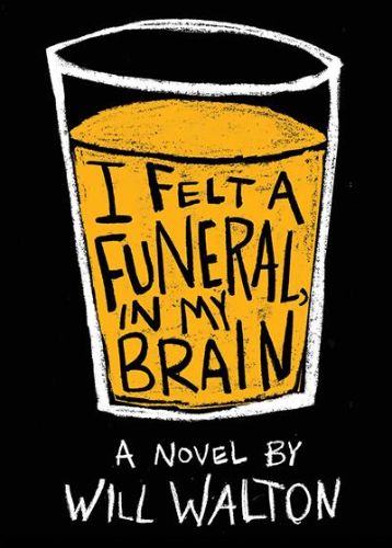 Cover of "I Felt a Funeral, in My Brain," a hardback novel about grief and self-discovery through Avery's poignant journey.