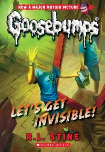 Cover of 'Let's Get Invisible!' featuring Max and his friends with a mysterious mirror; adventure and suspense await young readers.