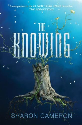 Cover of "Knowing," a gripping sci-fi novel about memory and identity, featuring Samara and Beckett's journey in a lost city.