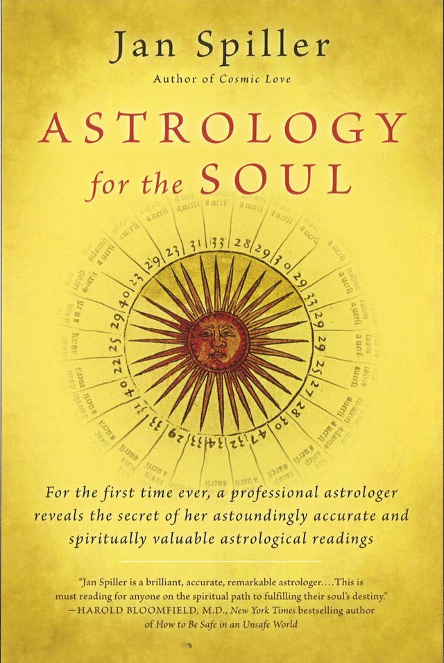 Astrology For The Soul book by Jan Spiller, a 544-page guide to discovering your true potential and life purpose through astrology.