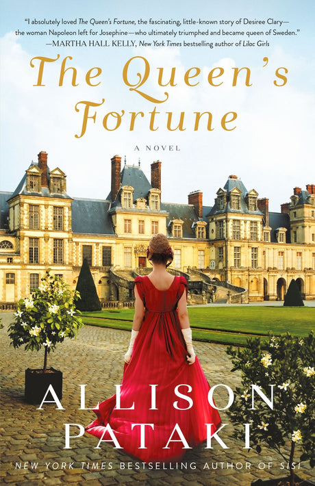 Cover of 'The Queen's Fortune', a historical novel about Desiree Clary's tumultuous love with Napoleon during the French Revolution.