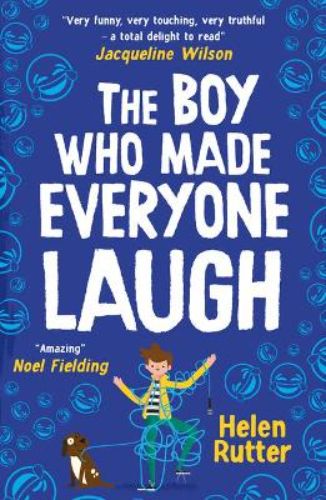 Cover of 'The Boy Who Made Everyone Laugh,' a children's book about an 11-year-old comedian overcoming a stammer.