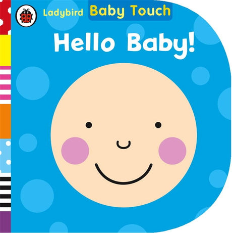 Interactive touch-and-feel book for babies, featuring vibrant colors, textures, and a mirror surprise for sensory exploration.