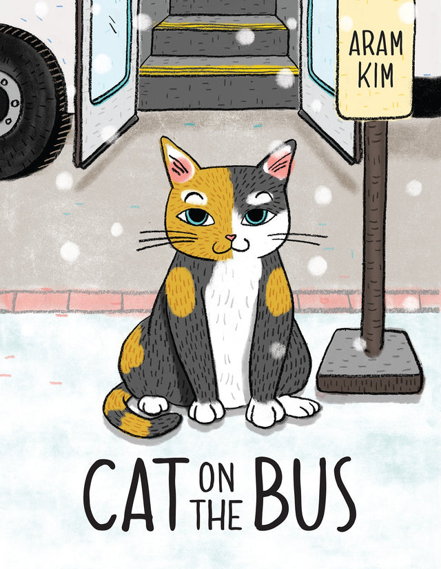 A brave cat embarks on a heartwarming bus journey, meeting a kind gentleman in a charming picture book adventure.