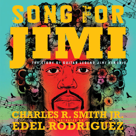 Colorful picture book celebrating Jimi Hendrix's life, blending lyrical storytelling with vibrant illustrations.