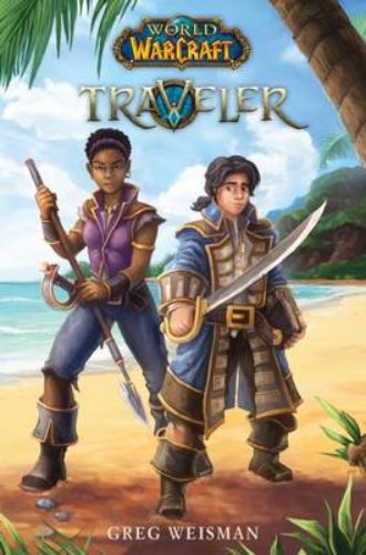 Book cover of *World of Warcraft: Traveller*, featuring Aramar Thorne and his adventurous journey at sea.