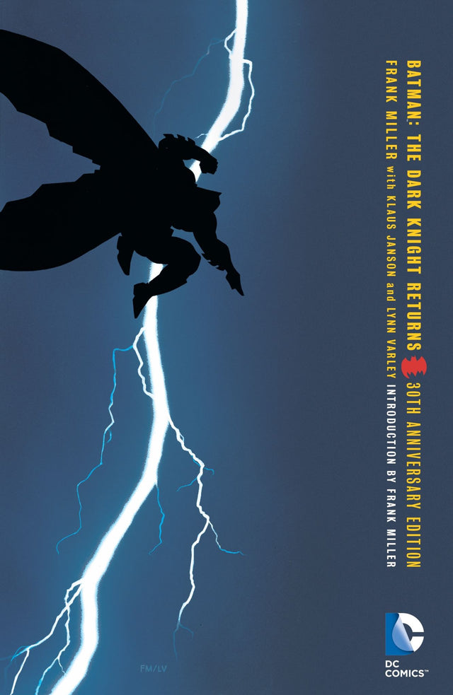 Hardcover edition of Batman The Dark Knight Returns, celebrating 30 years of Frank Miller's iconic graphic novel.