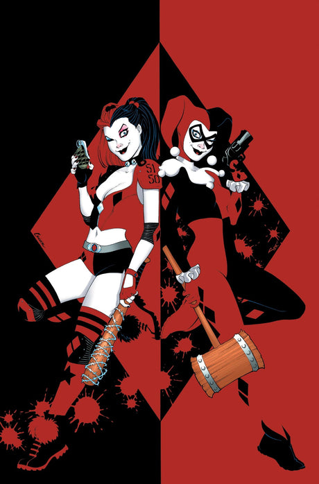 Cover of "Harley Quinn Vol. 5: Vote Harley," featuring Harley and characters in vibrant artwork, highlighting humor and chaos.