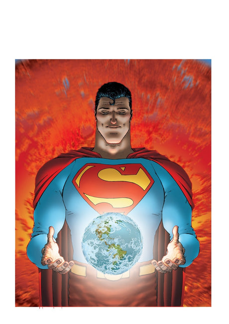 All-Star Superman graphic novel featuring iconic story by Grant Morrison and Frank Quitely, celebrating Superman's legacy.