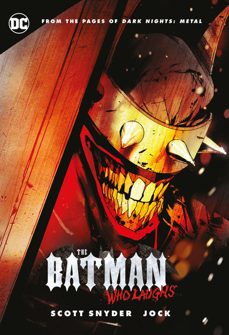 A graphic novel featuring The Batman Who Laughs, blending horror and heroism in a dark Multiverse adventure.