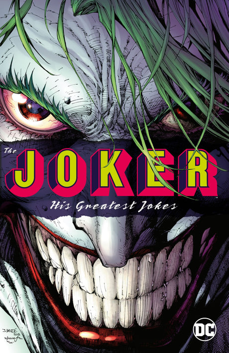 A collection of The Joker's most iconic jokes and stories, perfect for Batman fans and graphic novel collectors.