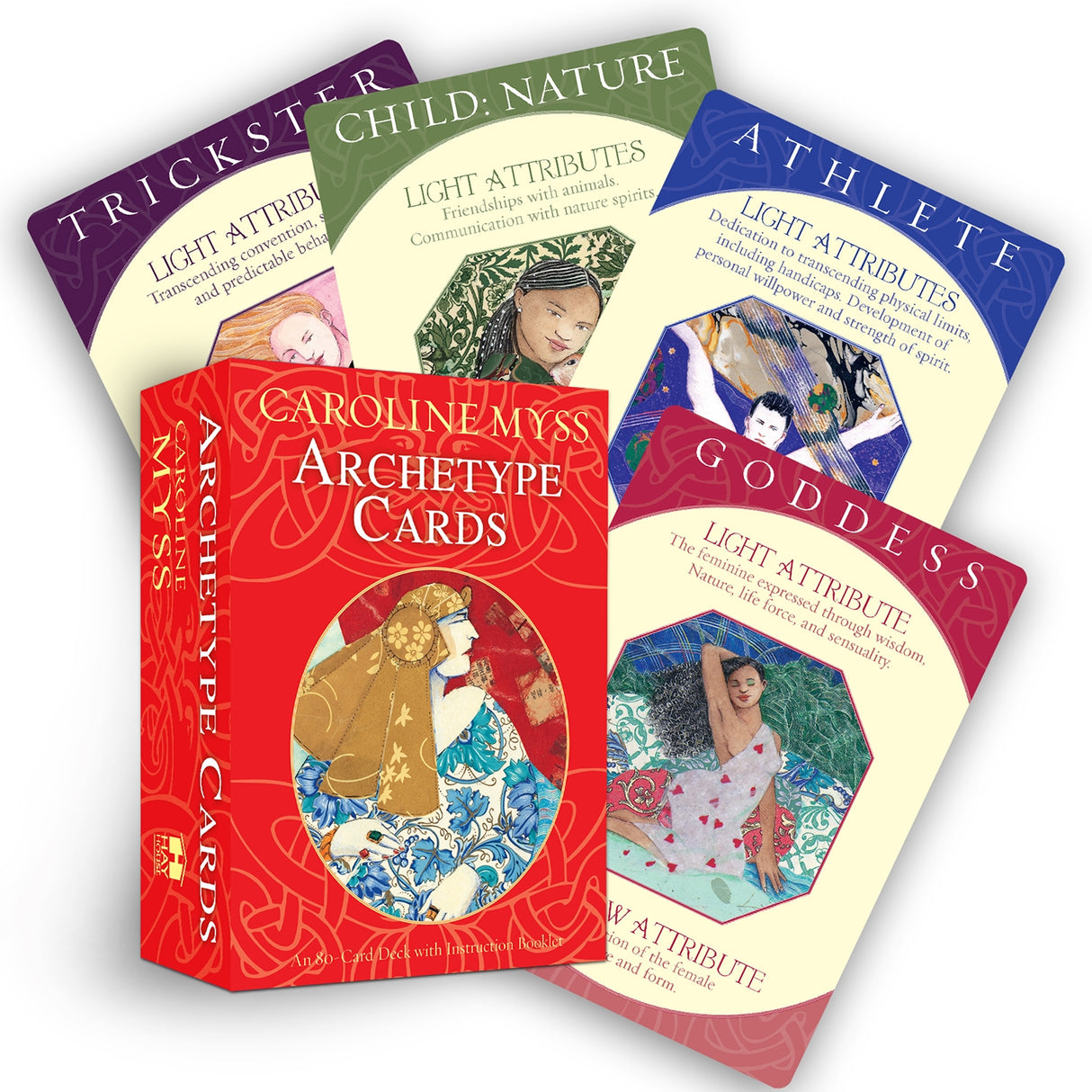 Archetype Cards by Caroline Myss: 72 unique cards for self-discovery, personal growth, and spiritual exploration. Includes instruction booklet.