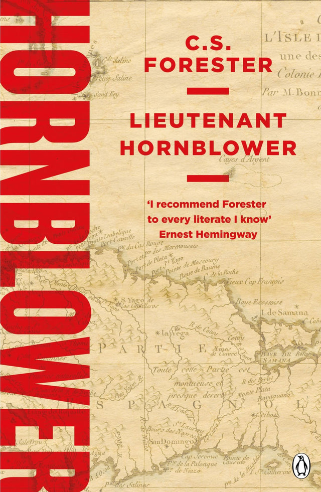 Cover of 'Lieutenant Hornblower,' a gripping naval adventure during the Napoleonic Wars featuring Horatio Hornblower's journey.