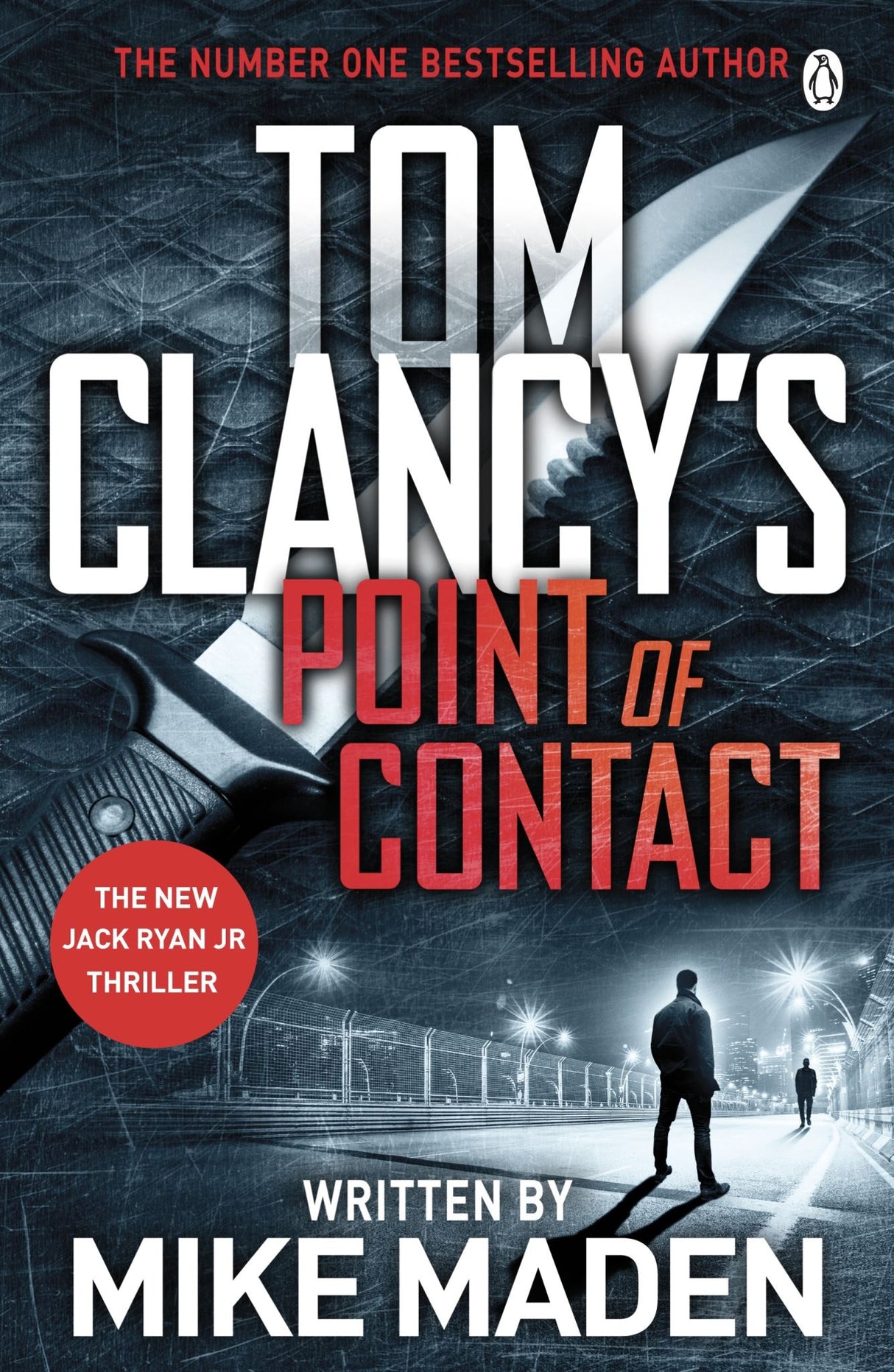 Cover of Tom Clancy's Point of Contact featuring Jack Ryan Jr. in a high-stakes espionage thriller set in Singapore.