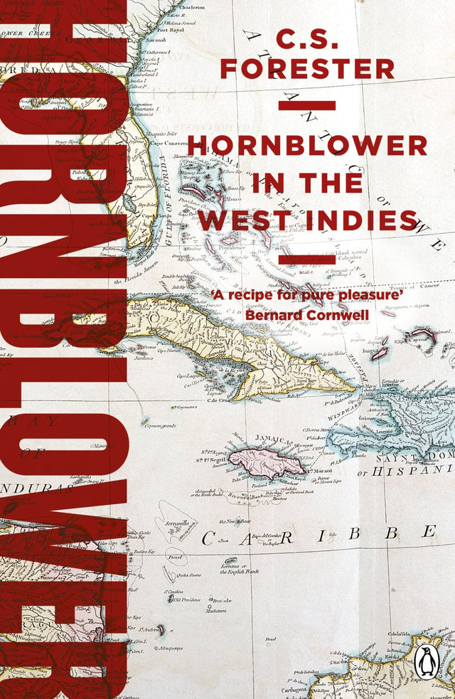 Paperback edition of "Hornblower in the West Indies," a riveting naval adventure set in 1815 featuring Admiral Hornblower.