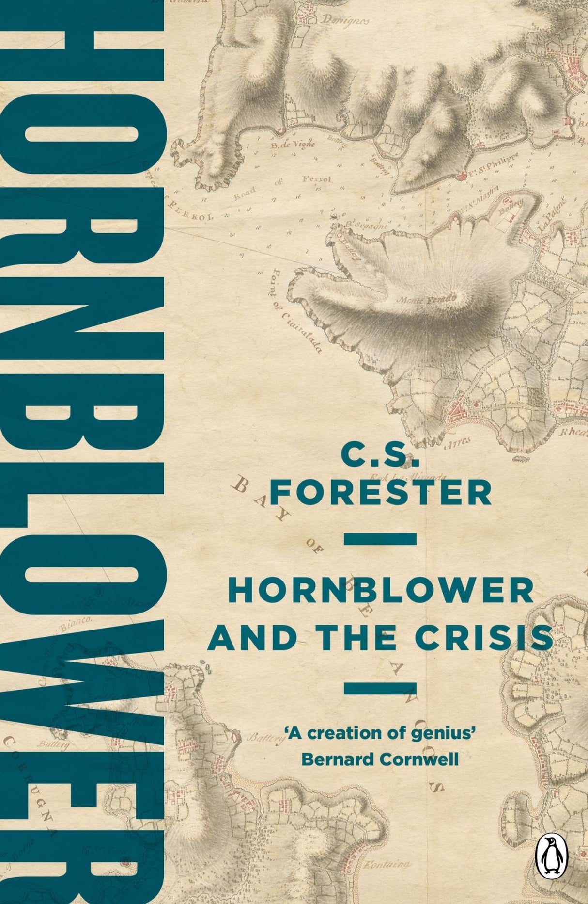 Cover of "Hornblower and the Crisis," a thrilling naval adventure novel featuring espionage, historical intrigue, and more.