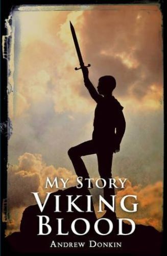 "Paperback novel 'Viking Blood' featuring Tor Scaldbane's epic journey through Viking culture and mythology in 1008 AD."