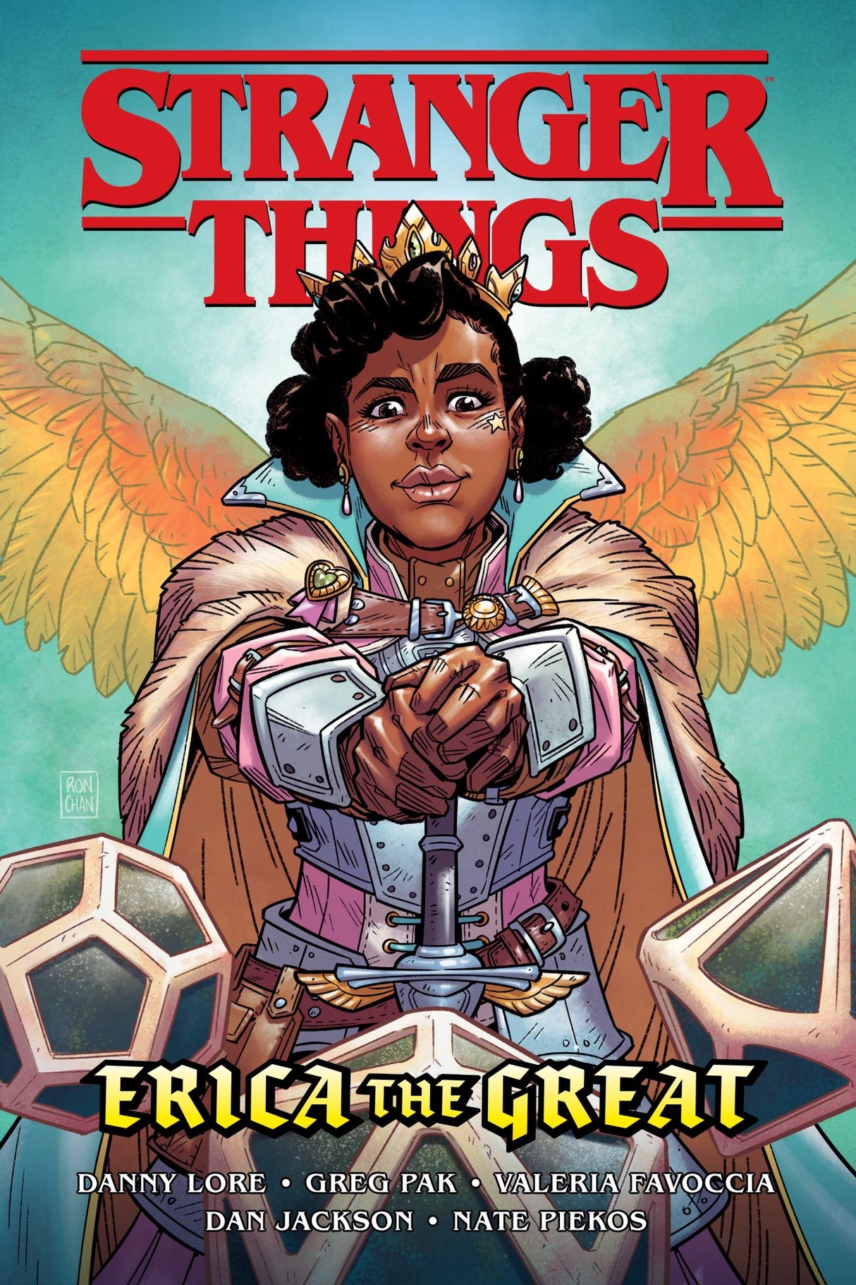 Graphic novel featuring Erica from Stranger Things on an adventurous quest to find a lost parakeet amidst 80's nostalgia.