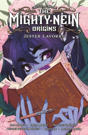 Hardcover graphic novel featuring Jester Lavorre's whimsical origins and adventures in the Critical Role universe.