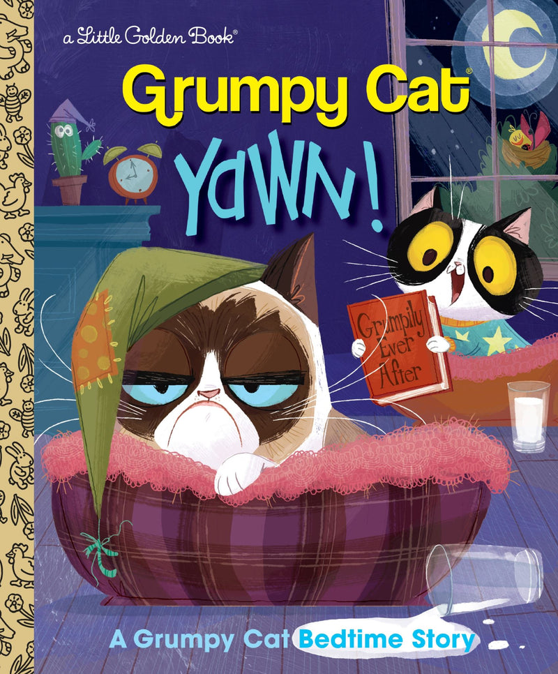 Little Golden Book -  Yawn! A Grumpy Cat Bedtime Story (Grumpy Cat)