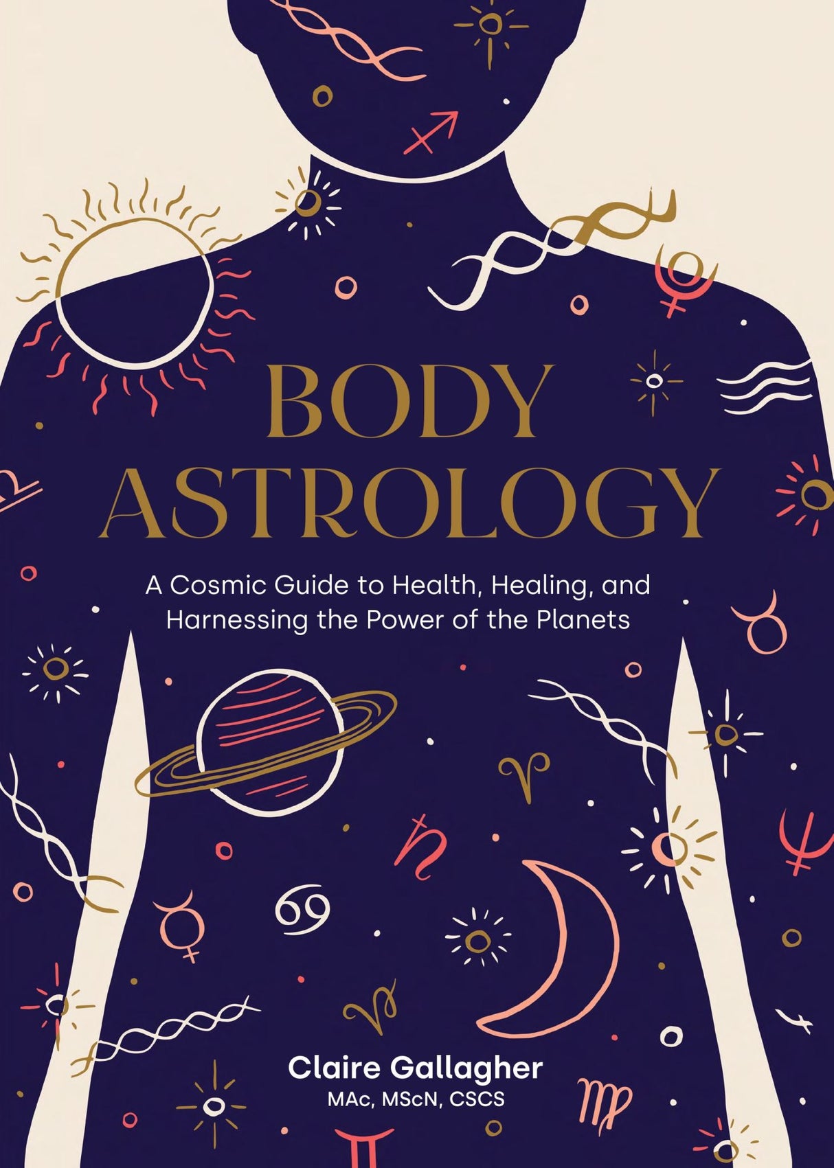 Book cover of *Body Astrology*, a guide blending astrology with health insights for personalized wellness practices.