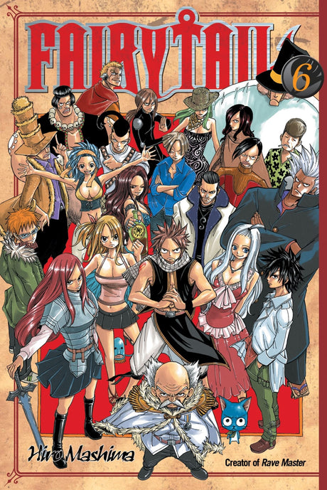 "Fairy Tail 6 trade paperback featuring 208 pages of magical adventures and stunning artwork for manga lovers."