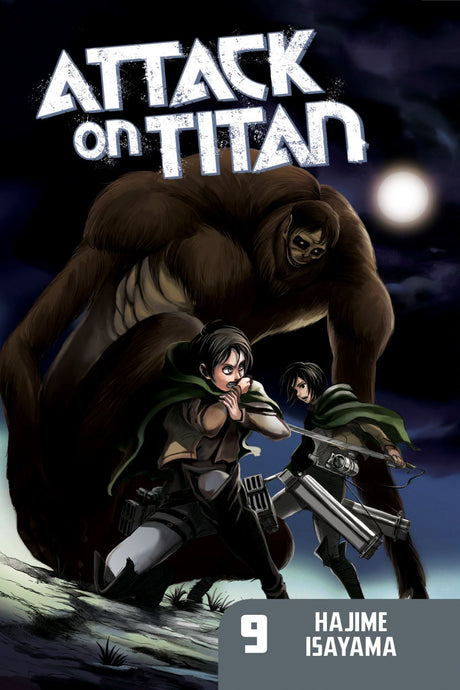 "Attack on Titan 9 trade paperback features Eren's recovery and Wall Rose's breach, packed with 192 pages of suspenseful action."