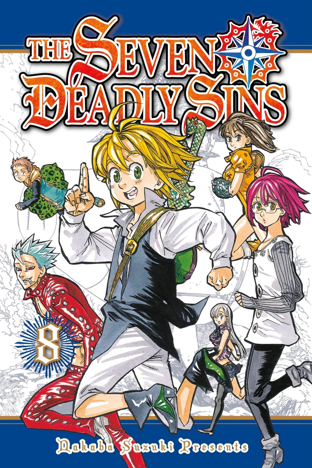 Trade paperback of The Seven Deadly Sins 8, featuring Princess Elizabeth on her quest to reclaim the throne from tyranny.