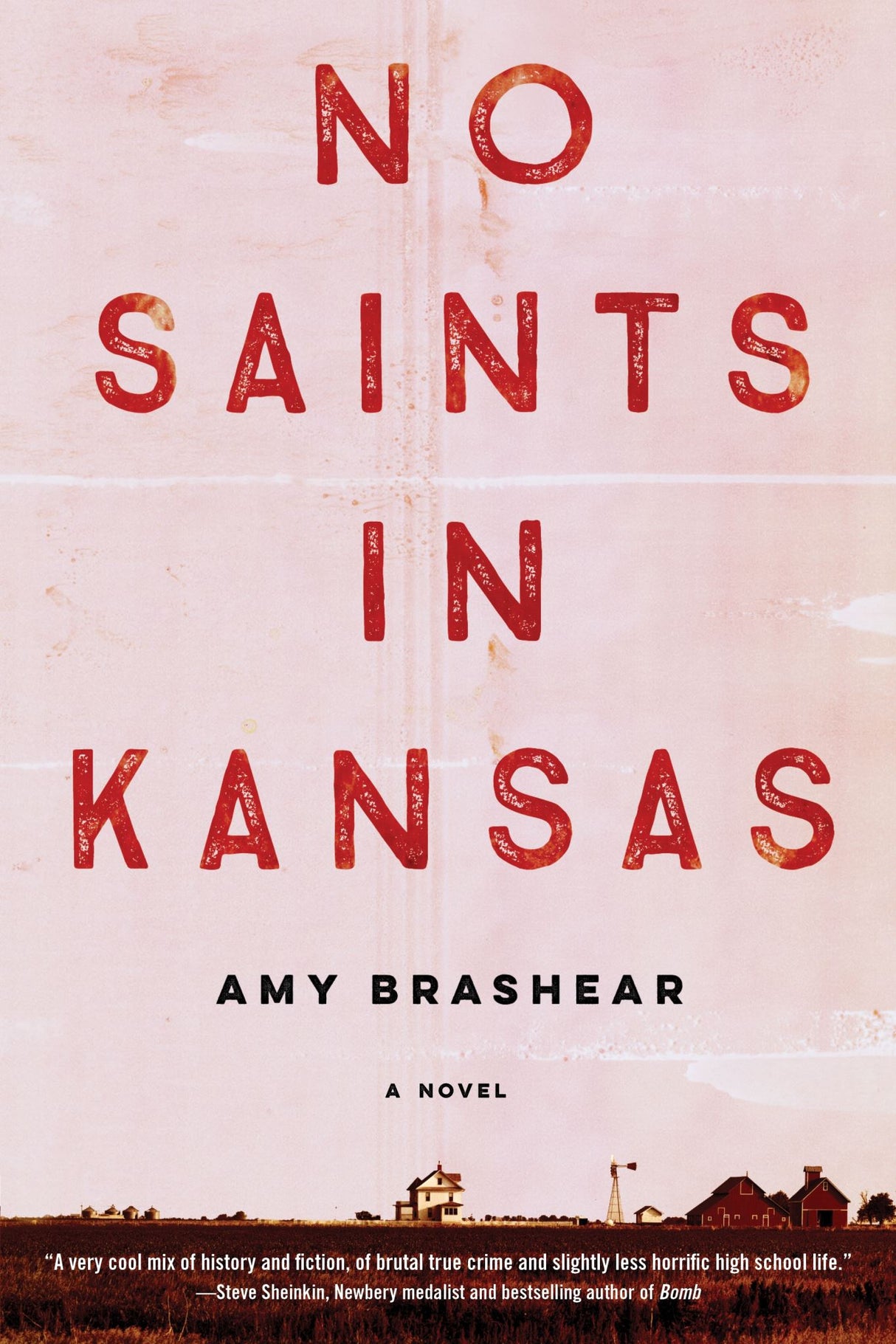 "Cover of 'No Saints In Kansas': A gripping crime fiction novel set in 1959 Holcomb, exploring murder, betrayal, and resilience."