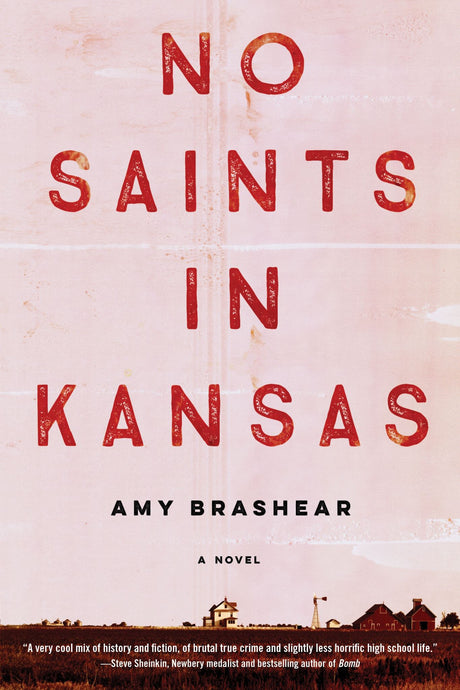 "Cover of 'No Saints In Kansas': A gripping crime fiction novel set in 1959 Holcomb, exploring murder, betrayal, and resilience."