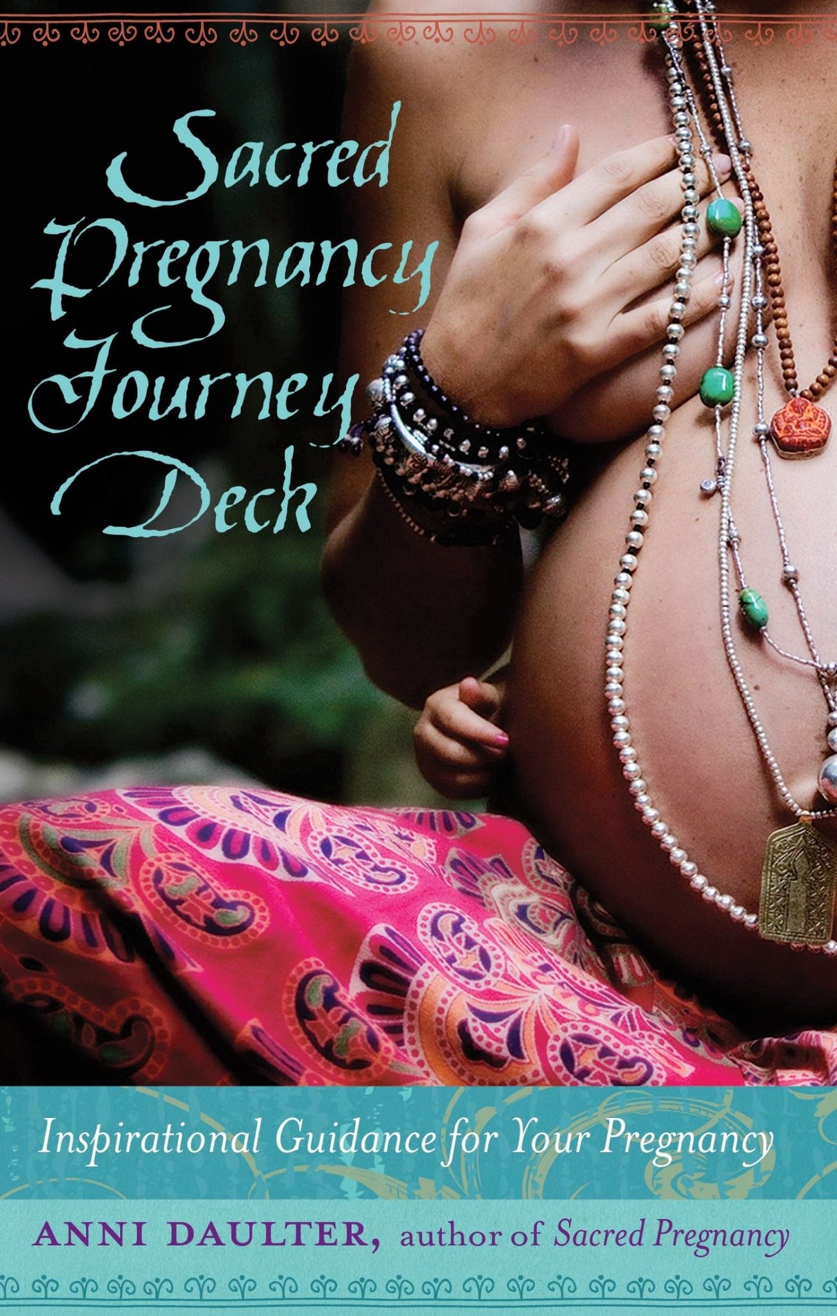 Illustrated deck of 50 cards guiding expectant mothers through pregnancy, childbirth, and early motherhood.