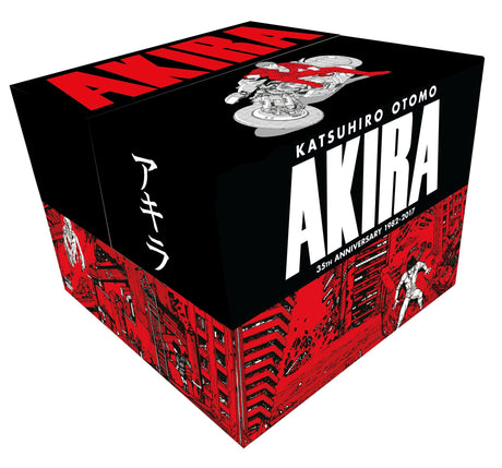 Hardcover collection of Akira's complete saga, featuring original artwork, right-to-left reading, and exclusive collector's patch.