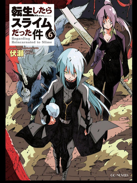 Cover of 'That Time I Got Reincarnated As A Slime 6', featuring vibrant manga art and the slime hero's adventures.