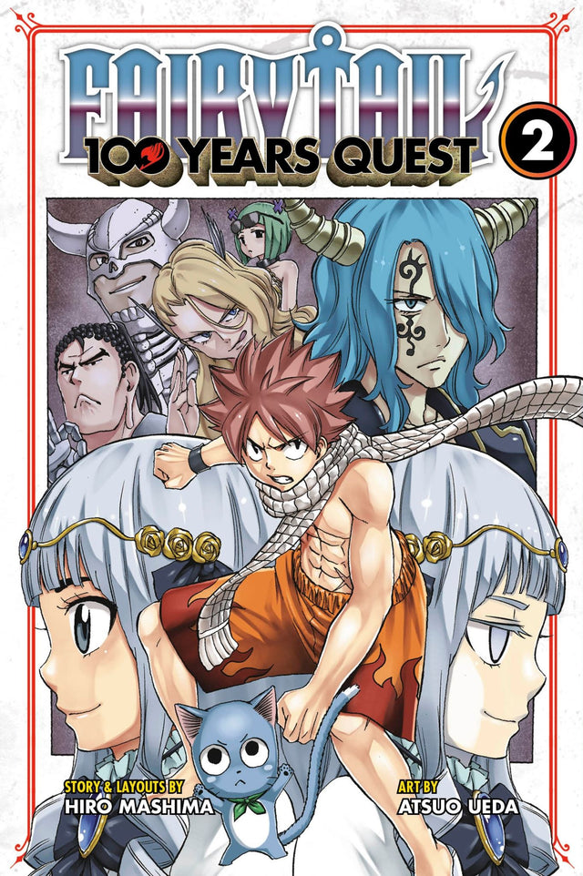 "Fairy Tail: 100 Years Quest 2 trade paperback cover featuring Natsu, Lucy, and the guild embarking on a daring adventure."