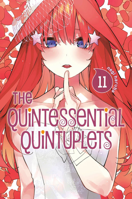 Cover of 'The Quintessential Quintuplets 11', showcasing colorful artwork and characters reflecting friendship and high school life.